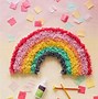 Image result for Tissue Paper Rainbow Craft