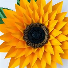 Image result for Sunflower Cut Out Template