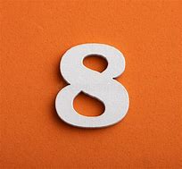 Image result for Wooden White Number 8