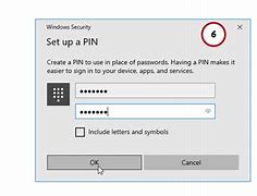 Image result for Screen Shot of Windows Hello Pin