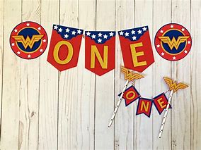 Image result for Wonder Woman Cake Topper Birthday