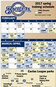 Image result for Brewers Schedule