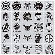 Image result for Superhero Stencils