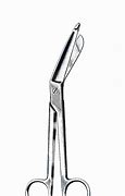 Image result for Black and White Image of a Bandage Scissors