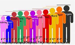 Image result for 5'4 Compared to 5'8