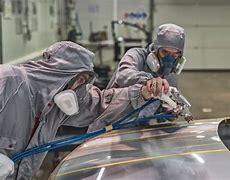 Image result for Painting in Auto Mobile Factories