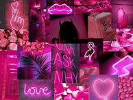 Image result for Pink Aesthetic Neon Wallpaper