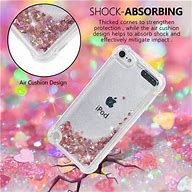 Image result for Glitter Crystal Heart Buffufly Rose Pink iPod Touch