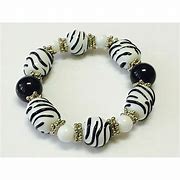 Image result for Zebra Silicone Bracelets