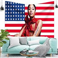 Image result for Nicki Minaj American Flag Tapestry