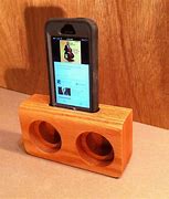 Image result for Wooden Speaker for iPod
