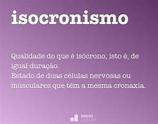 Image result for isocronismo