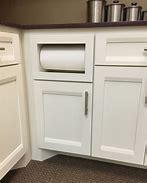 Image result for Cabinet with Paper Towel Holder Top Drawer