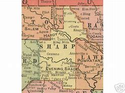 Image result for Township Maps of Sharp County AR