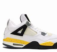 Image result for Jordan 4 Blue Yellow and Grey