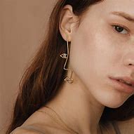 Image result for Side Profile Earrings