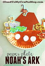 Image result for Noah's Ark Paper Plate Craft