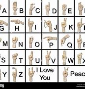 Image result for Canadian Sign Language Alphabet