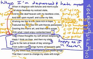 Image result for What Does a Sonnet Look Like