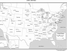 Image result for Printable Labeled United States Map Blank