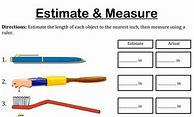 Image result for Estimating and Measuring Length