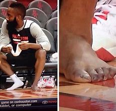Image result for Recent Pic of James Harden Feet