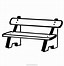 Image result for Bench Coloring Page