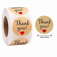 Image result for Thank You Stickers