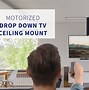 Image result for Motorized Retractable TV Ceiling Mount