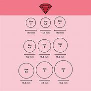 Image result for Ring Size Chart From Cm