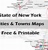 Image result for New York State Map PDF
