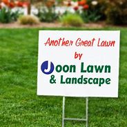 Image result for Landscaping Yard Signs