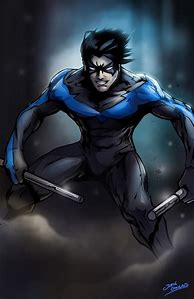 Image result for Nightwing Alone Art