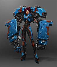 Image result for Girl in Mech Suit
