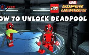 Image result for How to Unlock Deadpool in Marvel LEGO Super Heroes 2