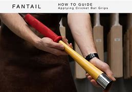 Image result for How to Put On a Cricket Bat Grip