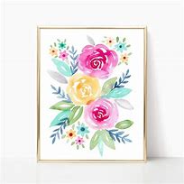 Image result for Floral Printable Art 4x6