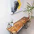 Image result for Rustic Solid Wood Console Table
