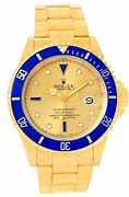 Image result for Gold Rolex Submariner with Diamonds