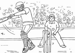 Image result for Colouring in of Cricket Free Printables