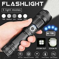 Image result for Brightest Rechargeable Flashlight