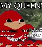 Image result for Ugandan Knuckles Queen Meme
