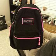 Image result for Jansport Backpack Pink and Black