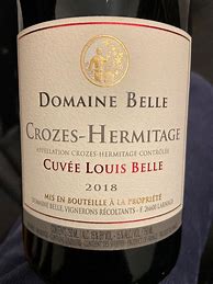 Image result for Belle Crozes Hermitage Cuvee Louis Belle