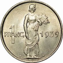 Image result for 1 Franc Charlotte 1046
