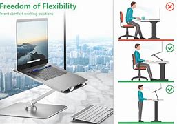 Image result for Adjustable Aluminum Laptop Stand