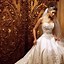 Image result for Beautiful White and Gold Wedding Dress