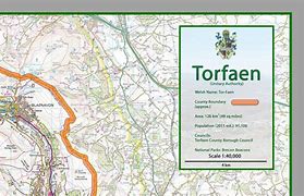 Image result for Torfaen Ward Map