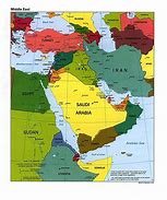 Image result for Middle East Map and Countries