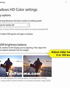 Image result for SDR Content Brightness Calibration